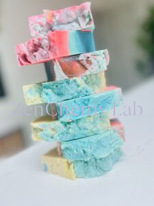 Mermaid crystal handcrafted artisan soap